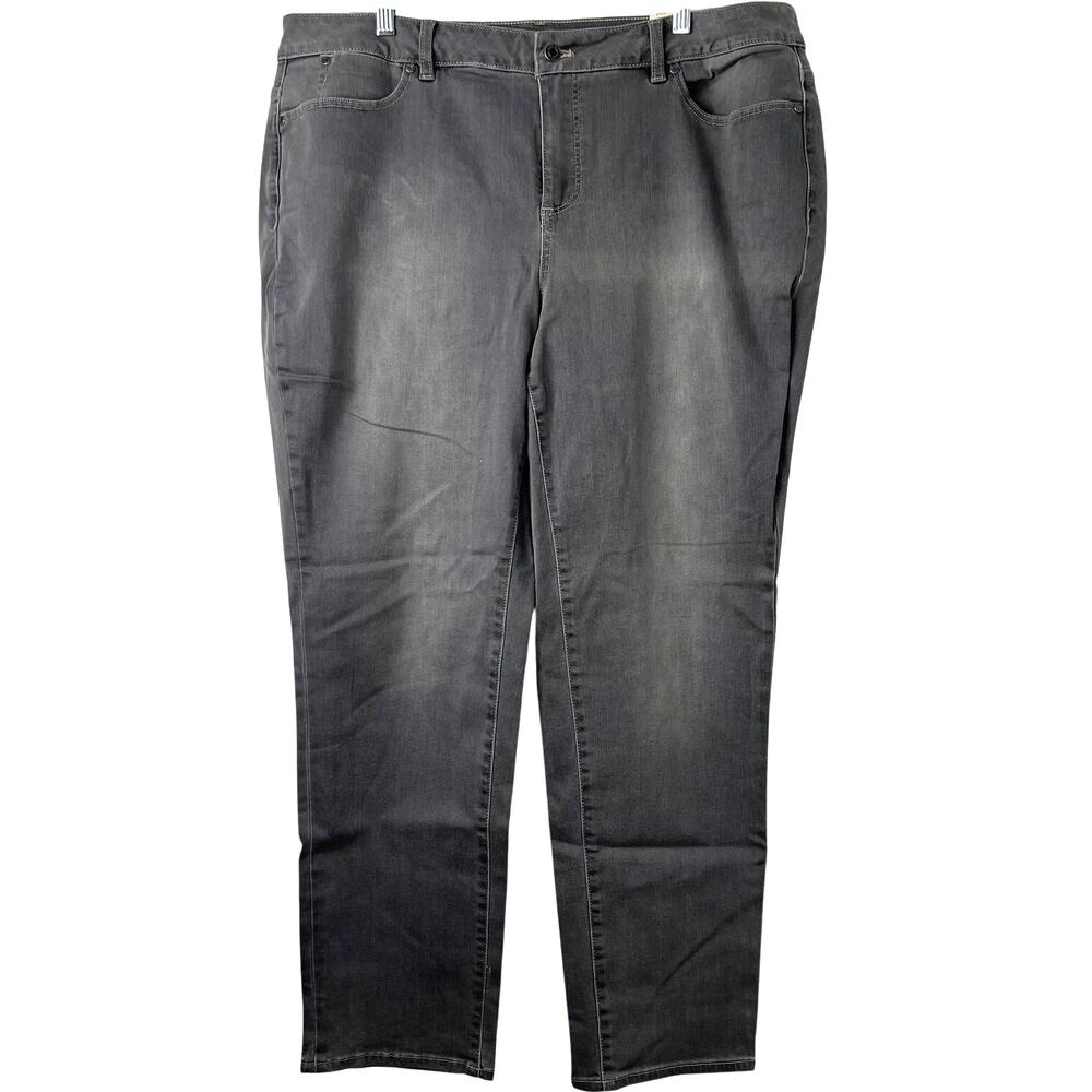 Talbots NWT Women's Heritage Ankle Denim Jeans Casual Minimalist Plus Size 18W